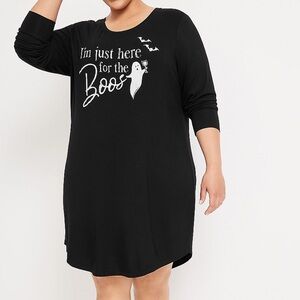 Maurice’s Here For The Boos Graphic Long Sleeve Pajama Shirt